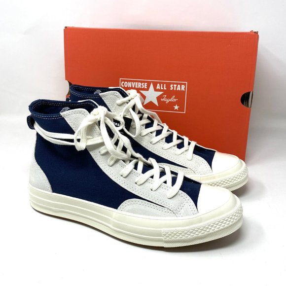 đź’–MEGA SALEđź’–Converse Men 8.5 168604C Chuck 70 Limited Navy White Sneakers - Picture 5 of 10